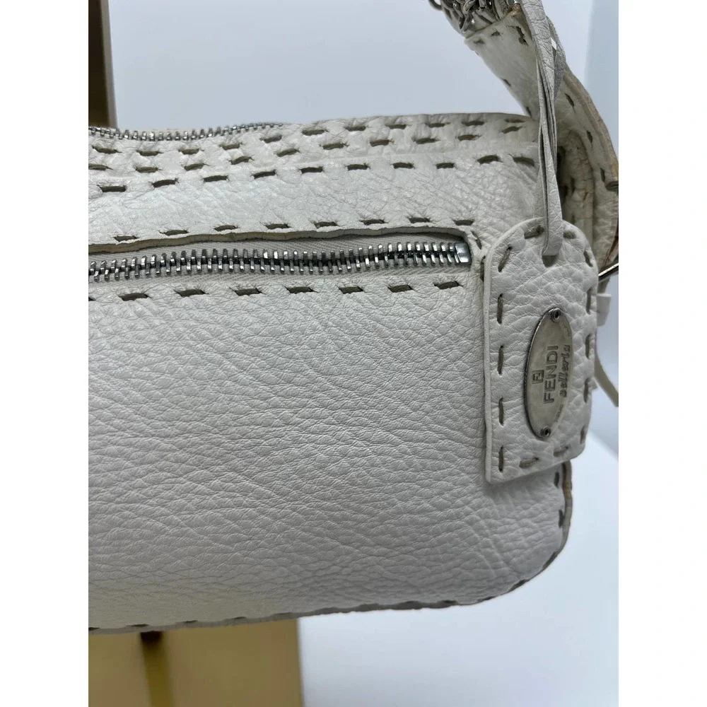 Vintage Fendi Rare 00s authentic Chain Strap Shoulder Hang Bag - Picture 5 of 16